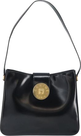 Celine Handbag Patent Leather Black Patent_Leather Handbag (Pre-Owned)