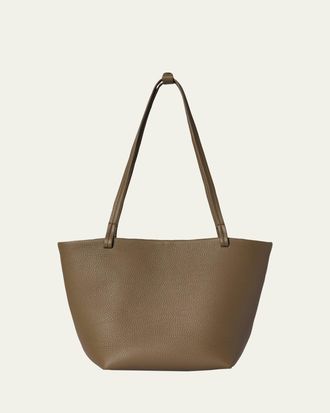 The Row Park Medium Tote Bag in Grain Leather