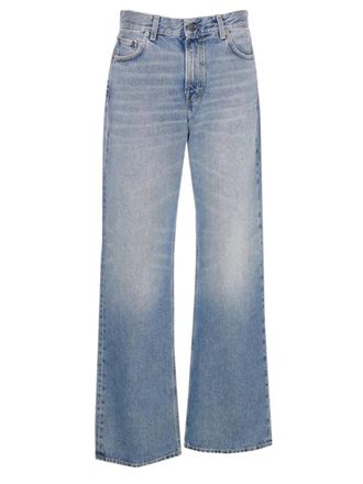 Haikure Light Blue Flared High Rise Jeans