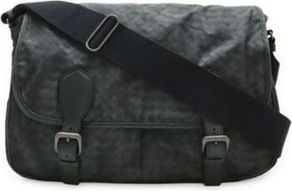 Bottega Veneta Vintage Cross Body Bags, unisex, Gray, ONE SIZE, Pre-owned Nylon Shoulder Bag