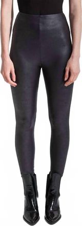 Lyss&eacute; Womens Matilda Foil Legging Pants In Black