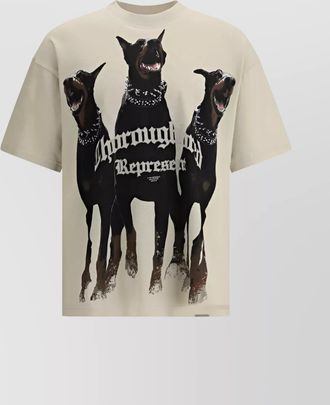 Represent maxi graphic cotton t-shirt