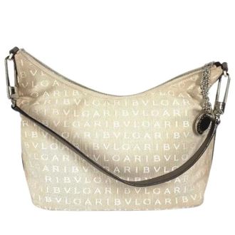 Bulgari Borsa a spalla Pre-owned in tela - - Pre-owned - Donna - Beige - ONE SIZE