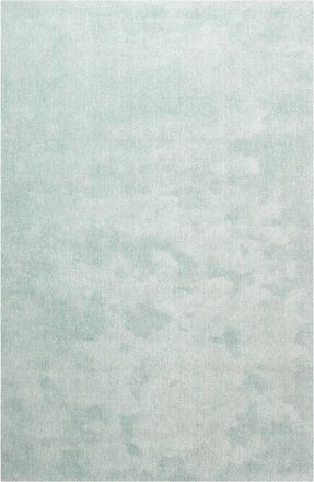 Homie Living Alfombra de pelo largo extrasuave verde agua claro 130x190