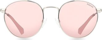 Polaroid PLD 6171/S Polarized 010/JQ Mens Sunglasses Silver Size 51