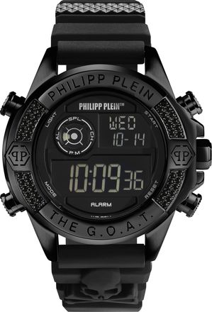 Philipp Plein The G.o.a.t. Mens Black Watch PWFAA0521 Silicone - One Size