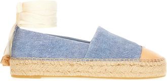 Tory Burch Stijlvolle Espadrilles - Dames - Espadrilles - Blauw - 39 EU - Katoen - Schoenen