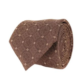 Louis Vuitton Cravatta Pre-owned - - Pre-owned - Uomo - Marrone - ONE SIZE