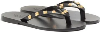 Valentino Garavani Rockstud Flip Flop in Black at Nordstrom, Size 35.5