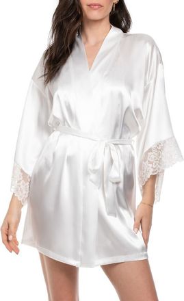 In Bloom by Jonquil La Belle Short Robe in Ivory at Nordstrom, Size Medium