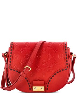 Louis Vuitton Junot Handbag Monogram Empreinte Leather crossbody bag - women - Calf Leather - One Size - Red