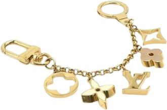 Louis Vuitton Pre-owned Accessories, female, Yellow, Size: ONE SIZE Pre-owned Metal Key-holder