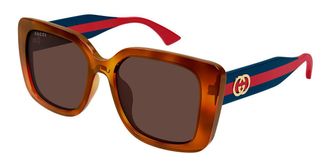 Gucci GG2118SA Asian Fit 004 Womens Sunglasses Size 55 - Free RX Lenses - Free RX Lenses