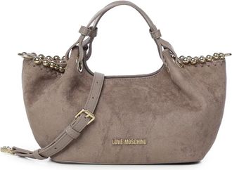 Love Moschino Pre-owned Tote Bag - Dames - Pre-owned - Beige - Maat: ONE Size Zijde