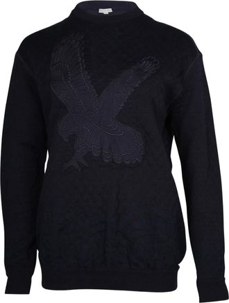 Stella McCartney Maglione con ricamo - Blu