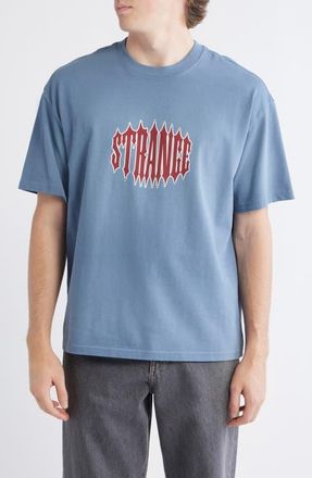 PacSun Strange Rhinestone Cotton Graphic T-Shirt in Blue at Nordstrom, Size X-Large