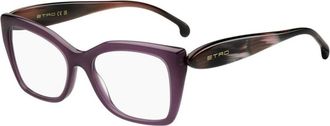 Etro 0087 QHO Glasses - Dames - Brillen - Paars - 53 MM - Accessoires