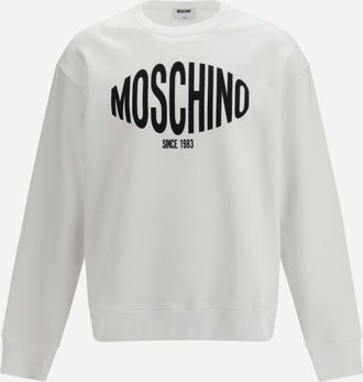 Moschino Felpa in cotone organico stampata Man XL