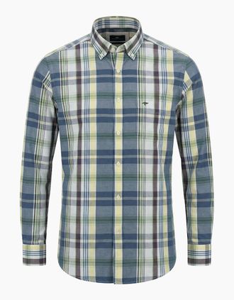 Fynch-Hatton Mens FYNCH-HATTON LONG SLEEVED SHIRT AUBERGINE - Purple - Size: 44