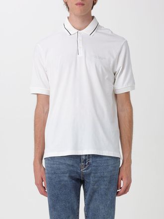 A|X Armani Exchange Polo in Jersey con logo e contrasti