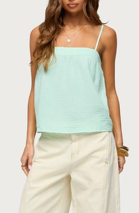 Edikted Sapphire Camisole in Mint at Nordstrom, Size X-Large