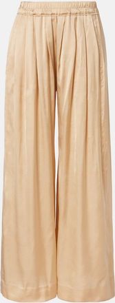 Isabel Marant Nolia satin wide-leg pants