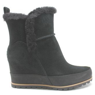 UGG Malvella Suede Womens Ankle Boots - Black - Size:UK 7