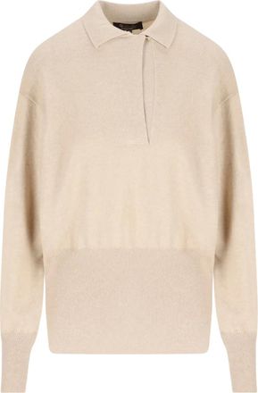 Loro Piana Geribbeld poloshirt - Beige