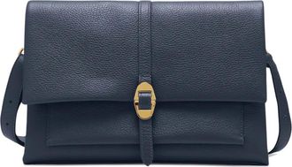 Coccinelle Borsa a spalla Dorian con battente - Blu