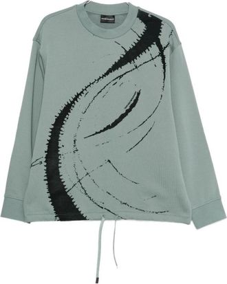 Emporio Armani Sweatshirts - Heren - Sweatshirts - Blauw - M - Hoodies & sweatvesten