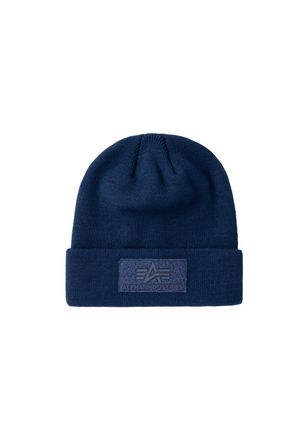 Alpha Industries Skim&uuml;tze ALPHA INDUSTRIES Velcro Beanie, Damen, Gr. onesize, blau (ultra navy), Obermaterial: 100% Polyacryl, M&uuml;tzen Skim&uuml;tze