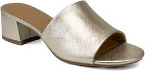 Aerosoles Como Block Heel Sandal in Soft Gold at Nordstrom Rack, Size 6.5