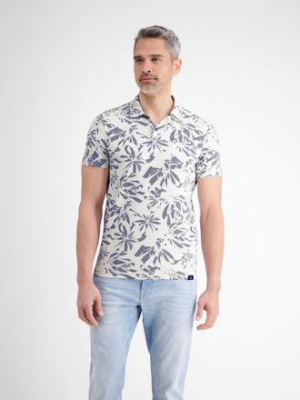 Lerros Poloshirt LERROS LERROS Poloshirt mit Stretchanteil, Herren, Gr. M, weiss (broken wei&szlig;), 95% Baumwolle, 5% Elasthan, ohne Ausschnitt, Shirts Poloshirt