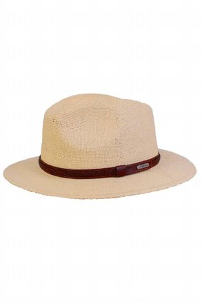 Wigens Mens Classic Paper Straw Hat In Natural