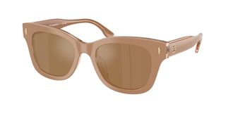Tory Burch TY7225U 2056/O Womens Sunglasses Brown Size 51