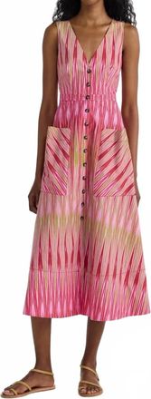 Saloni Uzbek Zoey Dress In Strawberry