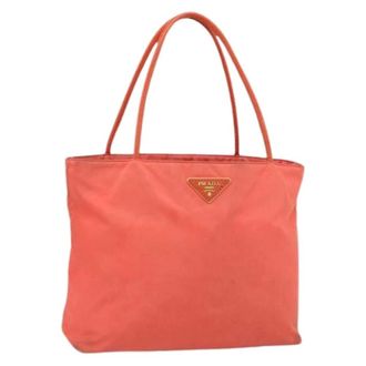 Prada Pre-owned Tote Bags, female, Orange, Size: ONE SIZE Pre-owned Vintage Tote Bag
