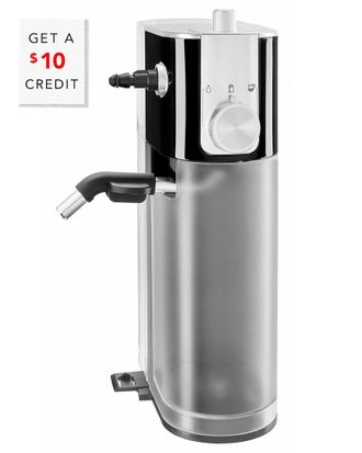 KitchenAid Kitchenaid Metal Automatic Black Milk Frother Attachment For Espresso Machine With $10 Credit