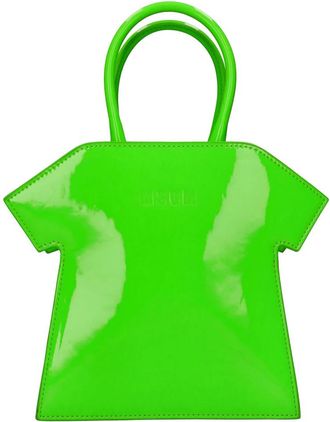 Msgm Tee Bag - Dames - Handtassen - Groen - ONE Size - Leer - Tassen