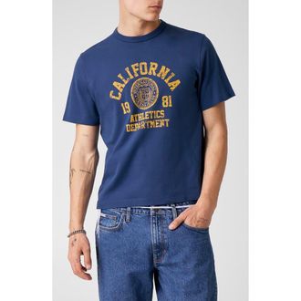 Guess Sueded Jersey Graphic T-Shirt in F7Ix-Open at Nordstrom, Size Xx-Large