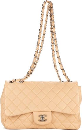 Chanel Borsa a spalla Timeless Flap Jumbo - Toni neutri