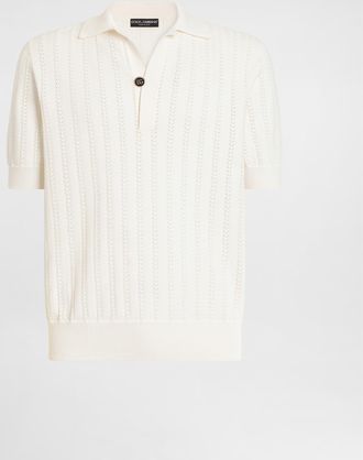 Dolce & Gabbana Polo M/c - Man Sweaters And Cardigans White 46