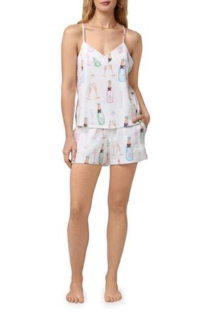 Bedhead Pajamas Print Short Pajamas in Champagne Wedding at Nordstrom, Size X-Large