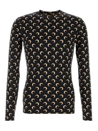 Marine Serre Moon Crewneck Top