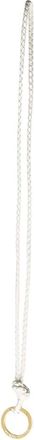 Bottega Veneta Keyrings, female, White, Size: ONE SIZE Intreccio Lanyard Keyring