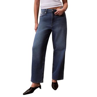 Calvin Klein Barrel Fit Jeans - female - Calvin Klein - Loose Fit Jeans - Blue - W26 - Jeans