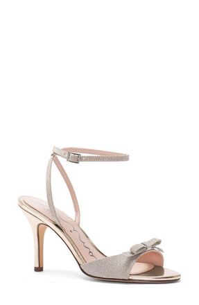 Nina Vicci Ankle Strap Sandal in Platino at Nordstrom, Size 7.5