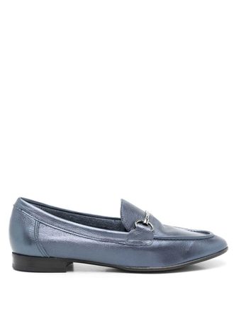 Sarah Chofakian Mocassini Oxford Siena in pelle - Blu