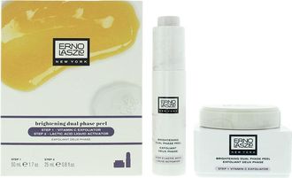 Erno Laszlo Brightening Dual-Phase Peel 2 Piece Gift Set: Exfoliator 50ml - Peel | TJ Hughes