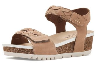 Josef Seibel Quinn 22 Womens Wedge Shoes Beige : EU 41 (US Womens 10-10.5) M, Leather